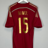 2014/15 SPAIN RAMOS #15 HOME SHIRT (L) ADIDAS