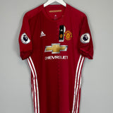 2016/17 MANCHESTER UNITED IBRAHIMOVIC #9 *BNWT* AUTHENTIC HOME SHIRT (XL) ADIDAS