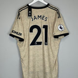 2019/20 MANCHESTER UNITED JAMES #21 *BNWT* AUTHENTIC AWAY SHIRT (XXL) ADIDAS