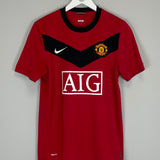 2009/10 MANCHESTER UNITED ROONEY #10 HOME SHIRT (M) NIKE