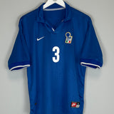 1997/98 ITALY MALDINI #3 HOME SHIRT (L) NIKE