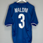 1997/98 ITALY MALDINI #3 HOME SHIRT (L) NIKE