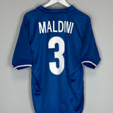 1997/98 ITALY MALDINI #3 HOME SHIRT (L) NIKE