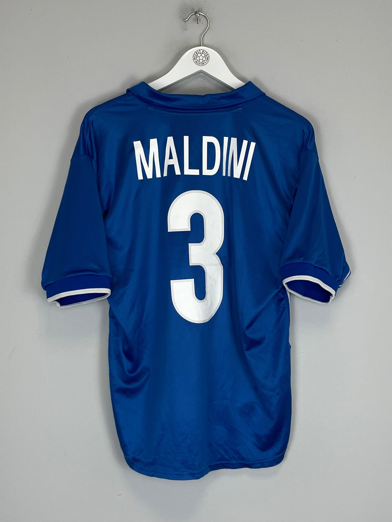 1997/98 ITALY MALDINI #3 HOME SHIRT (L) NIKE