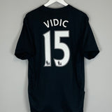 2009/10 MANCHESTER UNITED VIDIC #15 AWAY SHIRT (L) NIKE