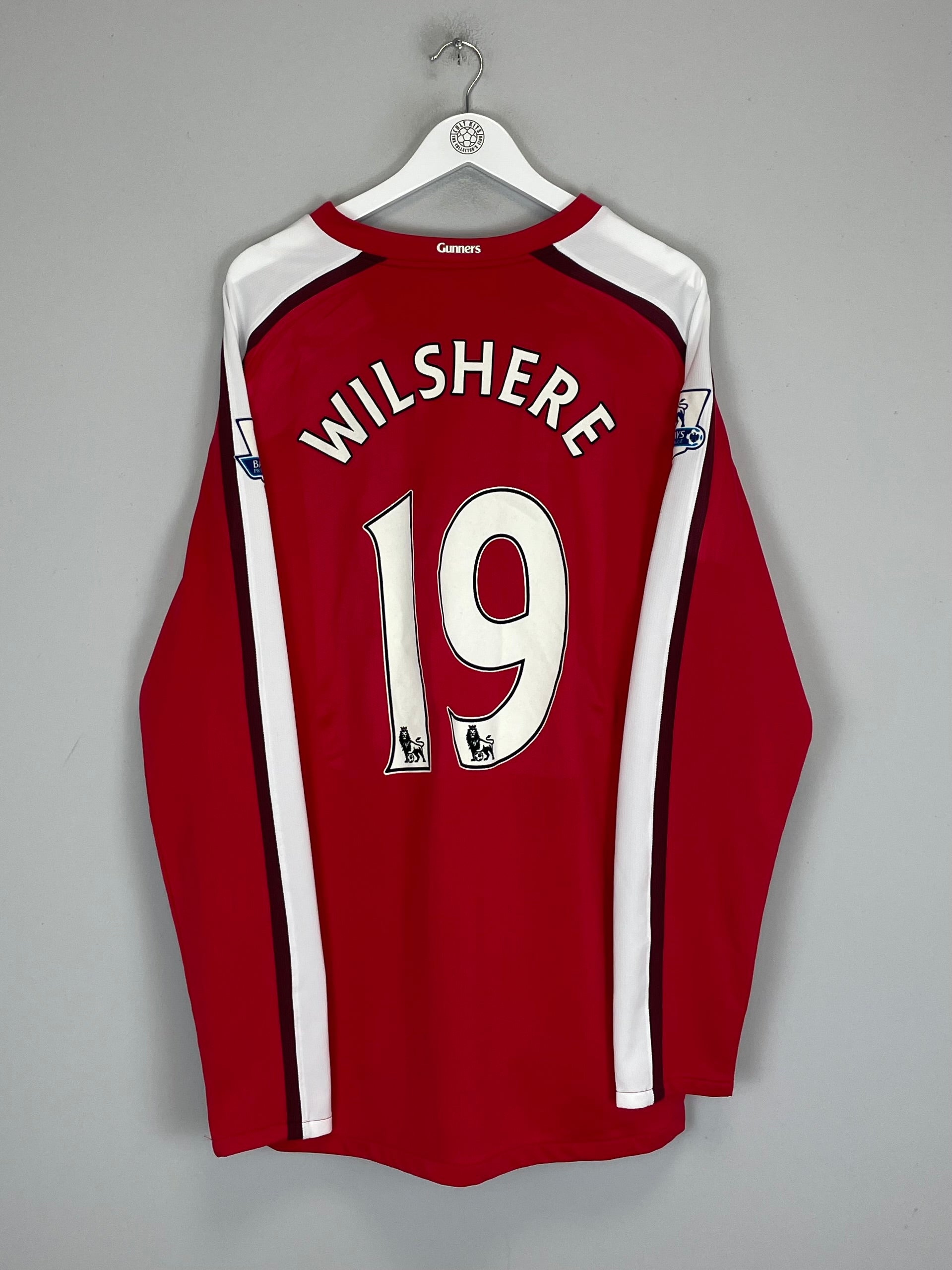 2008/10 ARSENAL WILSHERE #19 L/S HOME SHIRT (XXL) NIKE