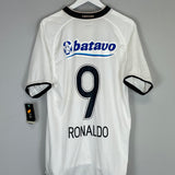 2009/10 CORINTHIANS RONALDO #9 *BNWT* HOME SHIRT (L) NIKE