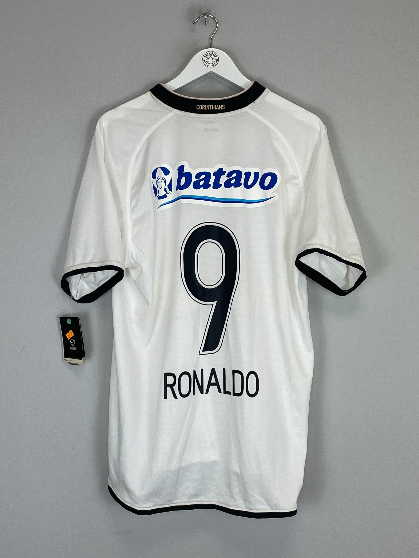 2009/10 CORINTHIANS RONALDO #9 *BNWT* HOME SHIRT (L) NIKE