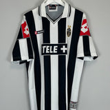 2000/01 JUVENTUS HYUGA #18 HOME SHIRT (XL) LOTTO