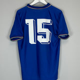 1986/91 ITALY #15 (BAGGIO) HOME SHIRT (L) DIADORA