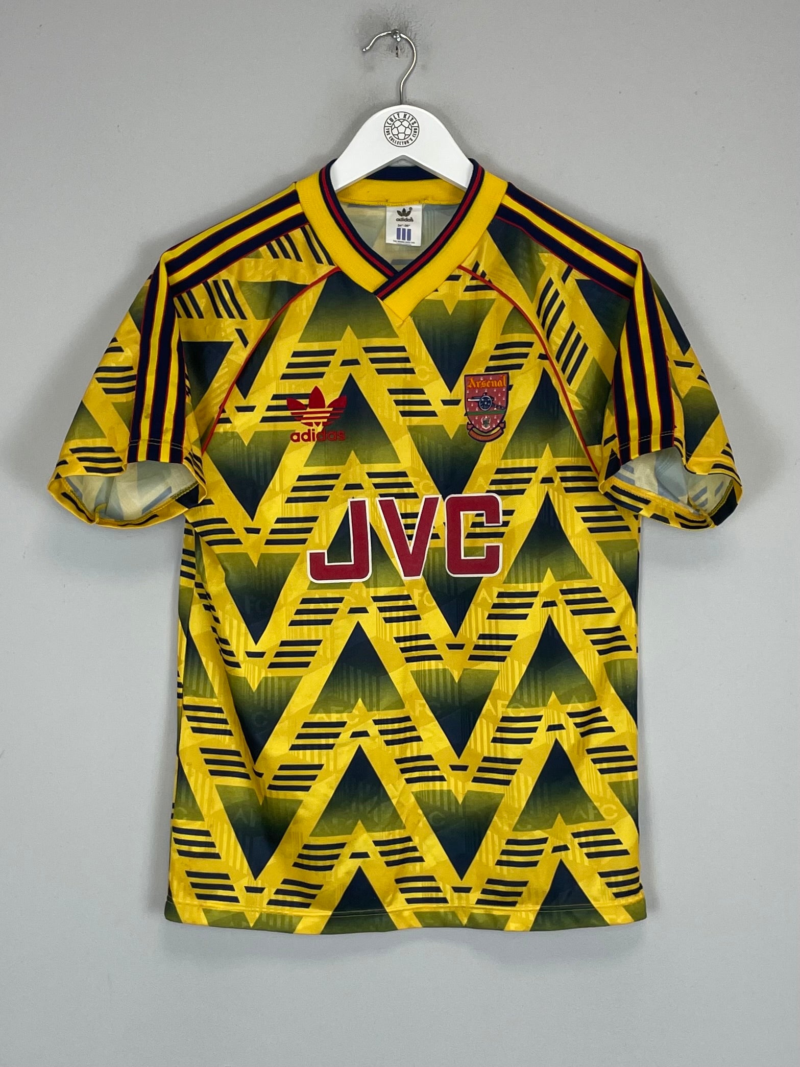 1991/93 ARSENAL AWAY SHIRT (S) ADIDAS