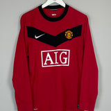 2009/10 MANCHESTER UNITED ROONEY #10 L/S HOME SHIRT (M) NIKE