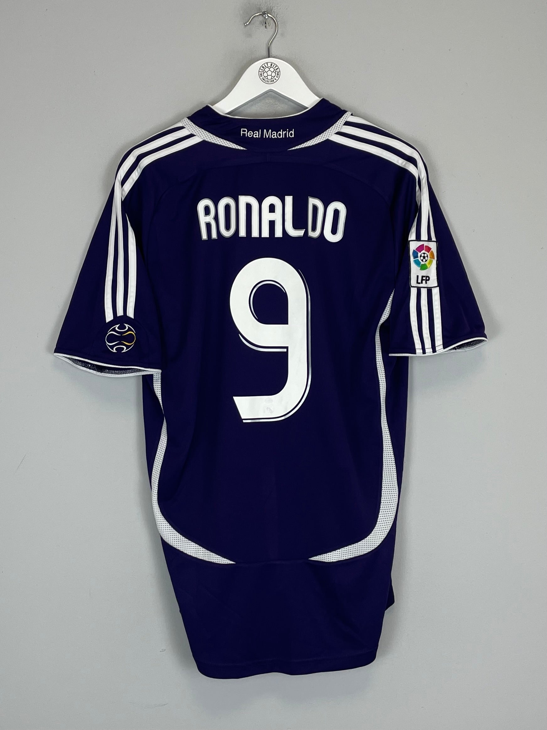 2006/07 REAL MADRID RONALDO #9 THIRD SHIRT (M) ADIDAS