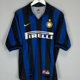 1998/99 INTER MILAN BAGGIO #10 HOME SHIRT (M) NIKE