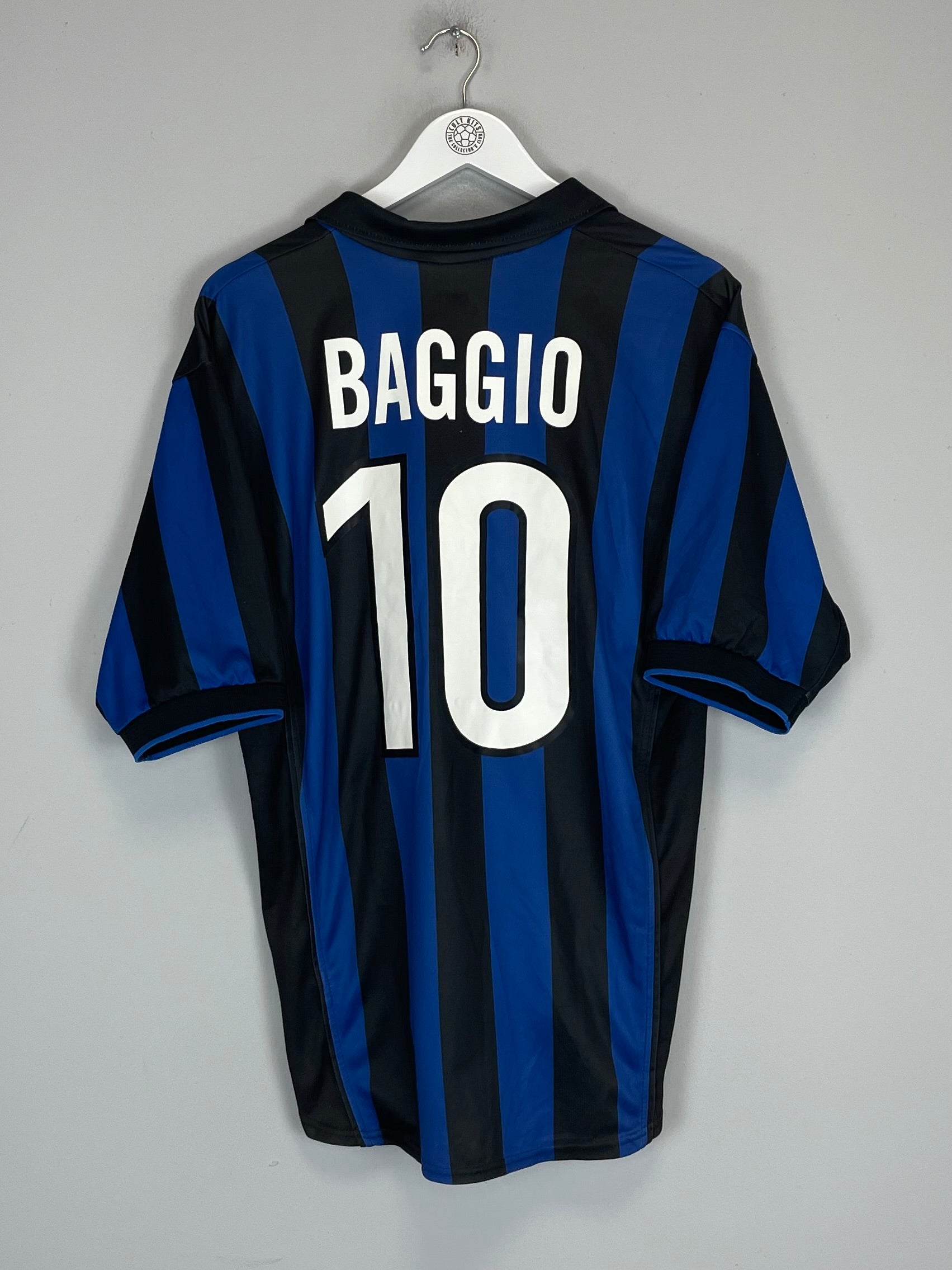 1998/99 INTER MILAN BAGGIO #10 HOME SHIRT (M) NIKE