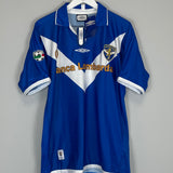 2002/03 BRESCIA BAGGIO #10 *BNWT* HOME SHIRT (L) UMBRO