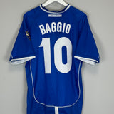 2002/03 BRESCIA BAGGIO #10 HOME SHIRT (M) UMBRO