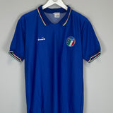 1986/91 ITALY #15 (BAGGIO) HOME SHIRT (L) DIADORA