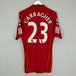 2010/12 LIVERPOOL CARRAGHER #23 *MATCH ISSUE* HOME SHIRT (L) ADIDAS