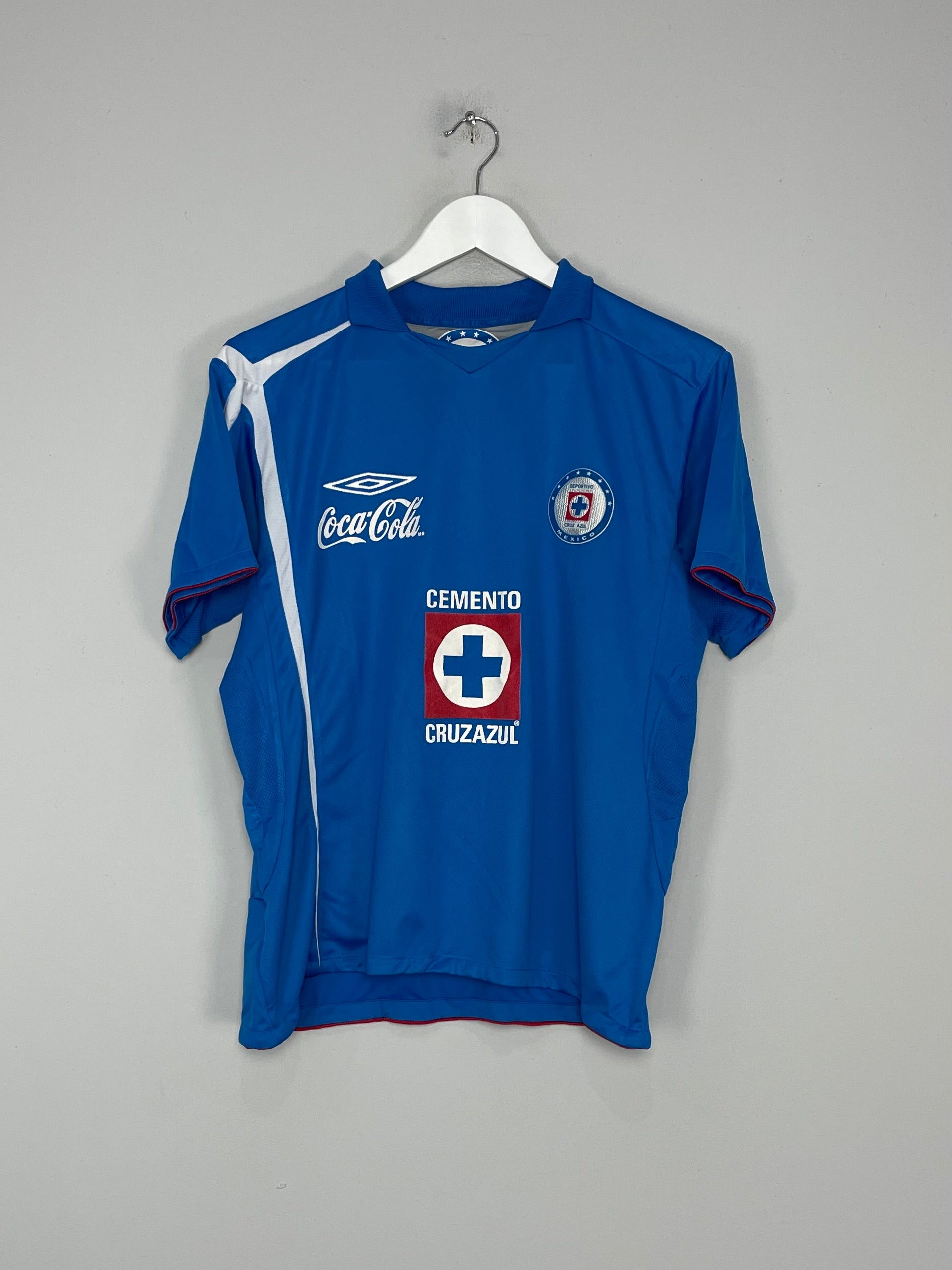 2007/09 CRUZ AZUL HOME SHIRT (L.WOMENS) UMBRO