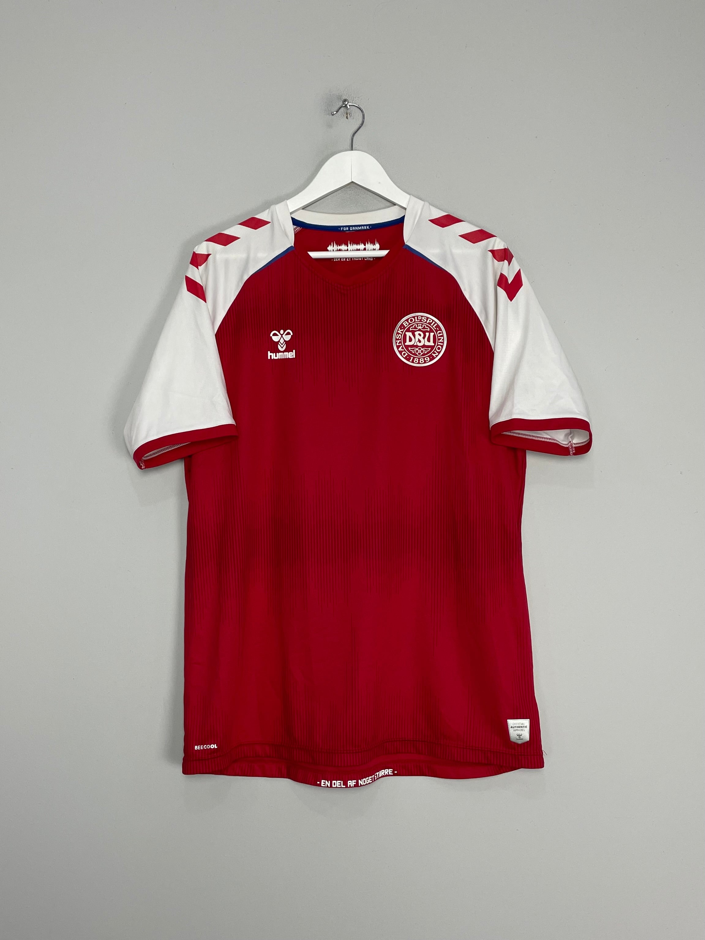 2020/21 DENMARK HOME SHIRT (XXL) HUMMEL