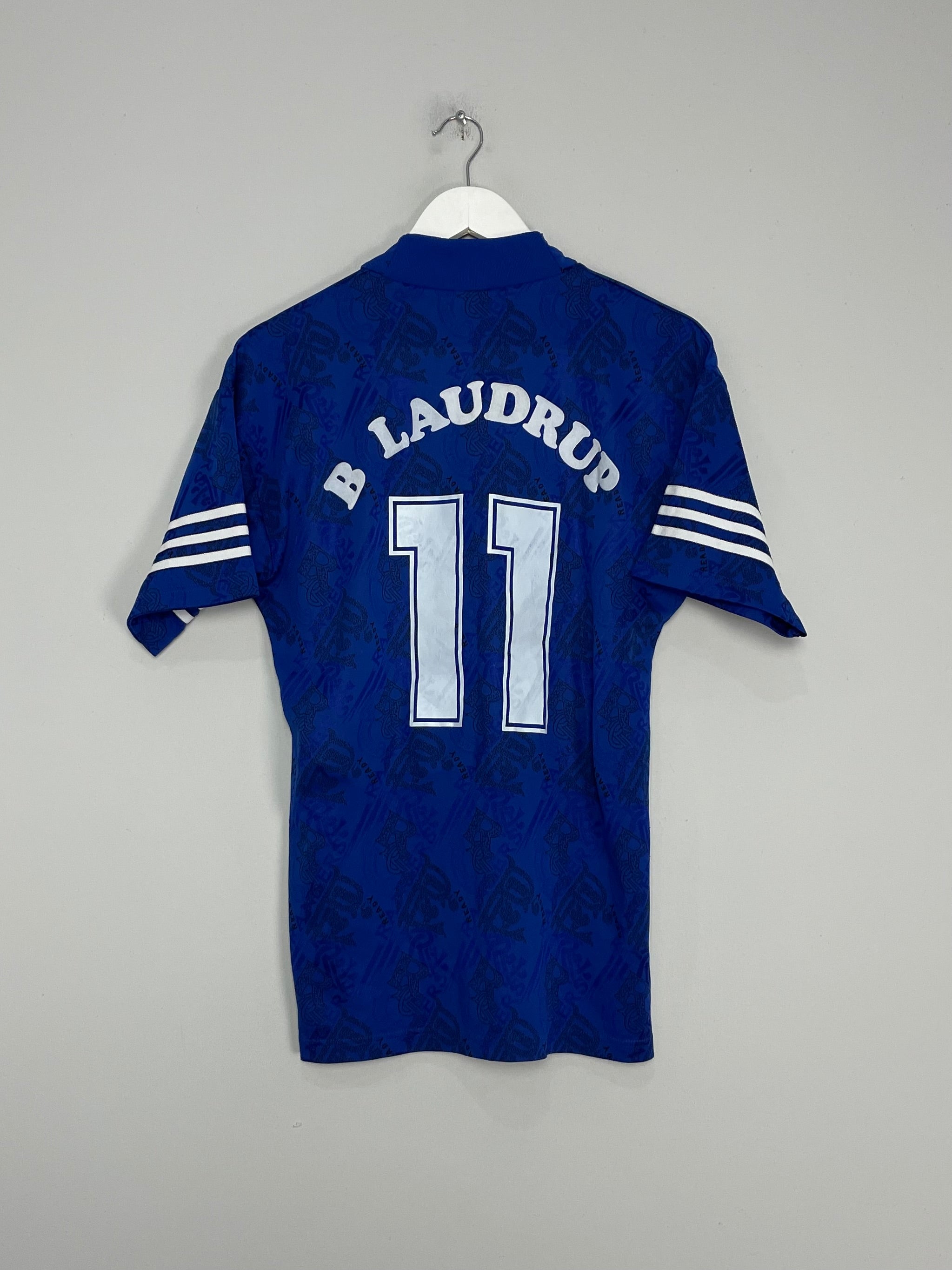 1994/95 RANGERS B.LAUDRUP #11 HOME SHIRT (S) ADIDAS