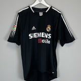 2004/05 REAL MADRID R.CARLOS #3 AWAY SHIRT (M) ADIDAS