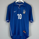 1997/98 ITALY DEL PIERO #10 HOME SHIRT (M) NIKE