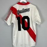 1999/00 RIVER PLATE #10 HOME SHIRT (M) ADIDAS