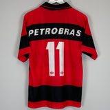 1999/00 FLAMENGO #11 HOME SHIRT (M) UMBRO