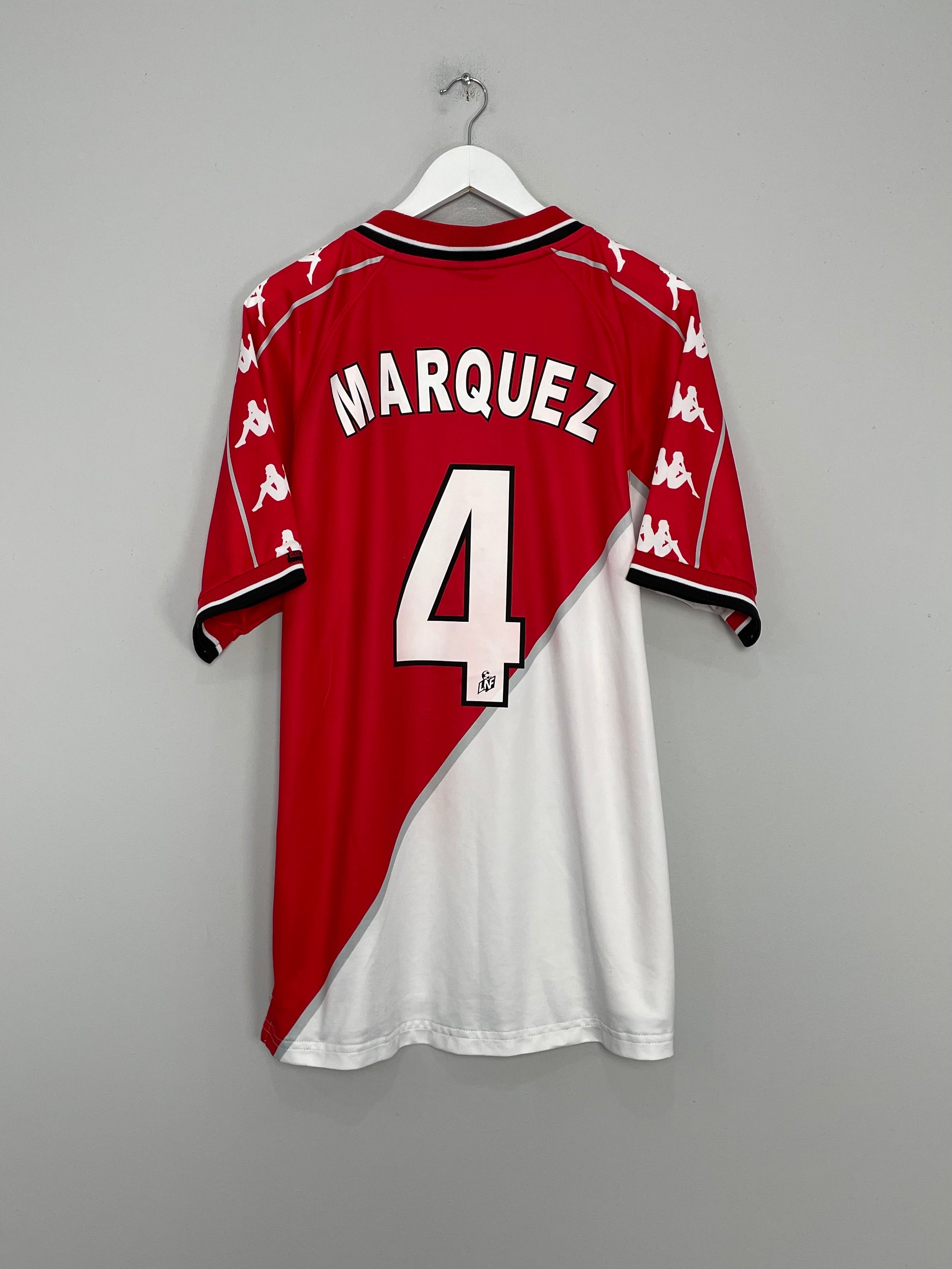 1999/00 MONACO MARQUEZ #4 HOME SHIRT (XL) KAPPA