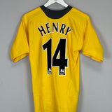 2005/06 ARSENAL HENRY #14 AWAY SHIRT (S) NIKE