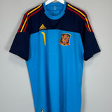 2010 SPAIN CASILLAS #1 GK SHIRT (XL) ADIDAS