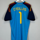 2010 SPAIN CASILLAS #1 GK SHIRT (XL) ADIDAS