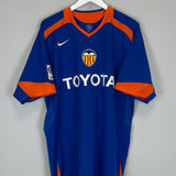 2005/06 VALENCIA DAVID VILLA #7 AWAY SHIRT (XL) NIKE