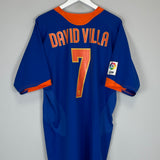 2005/06 VALENCIA DAVID VILLA #7 AWAY SHIRT (XL) NIKE