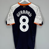 2012/13 LIVERPOOL GERRARD #8 THIRD SHIRT (M) WARRIOR