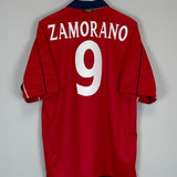 2000/01 CHILE ZAMORANO #9 HOME SHIRT (L) UMBRO