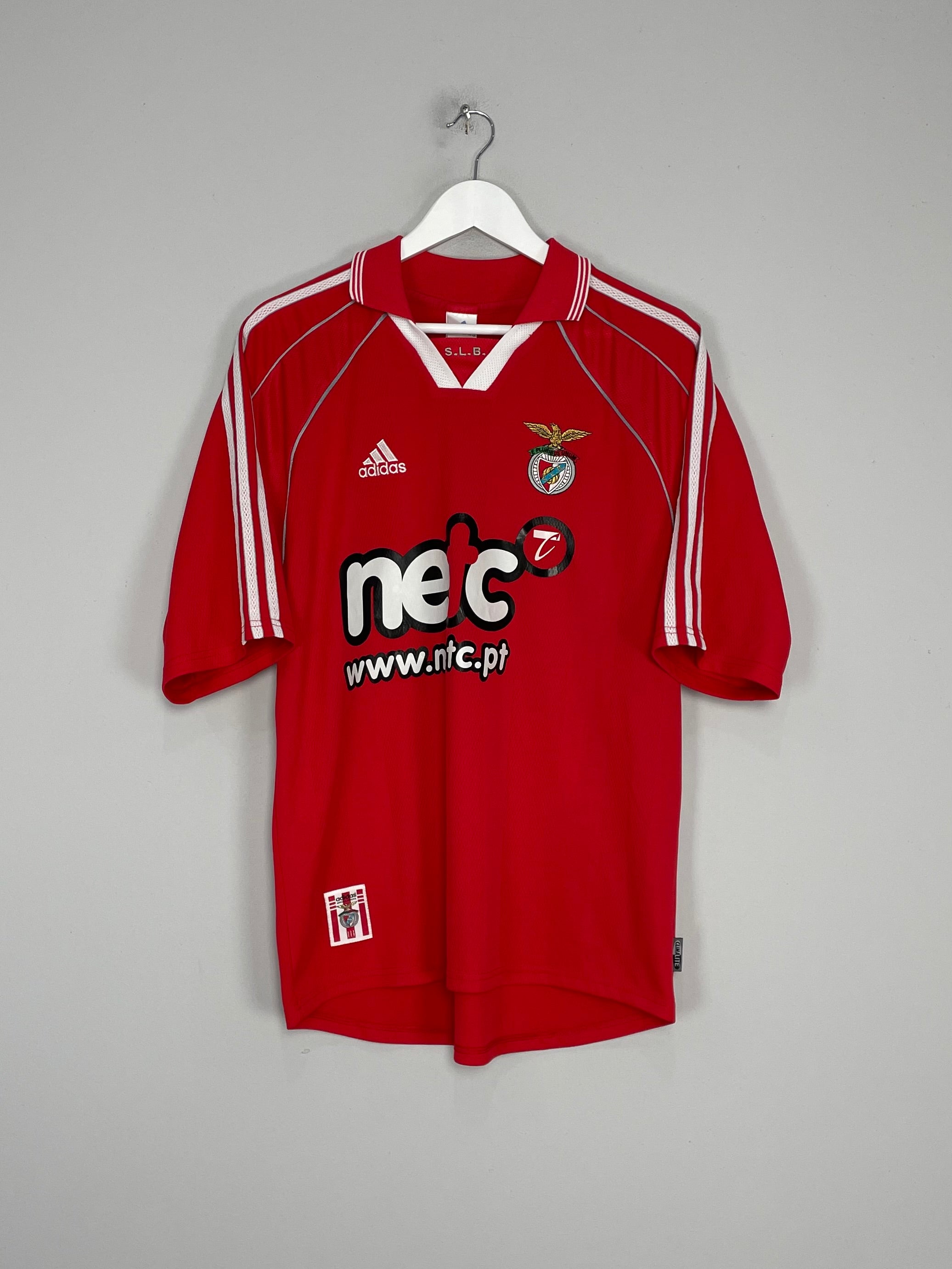 2000/01 BENFICA HOME SHIRT (M) ADIDAS