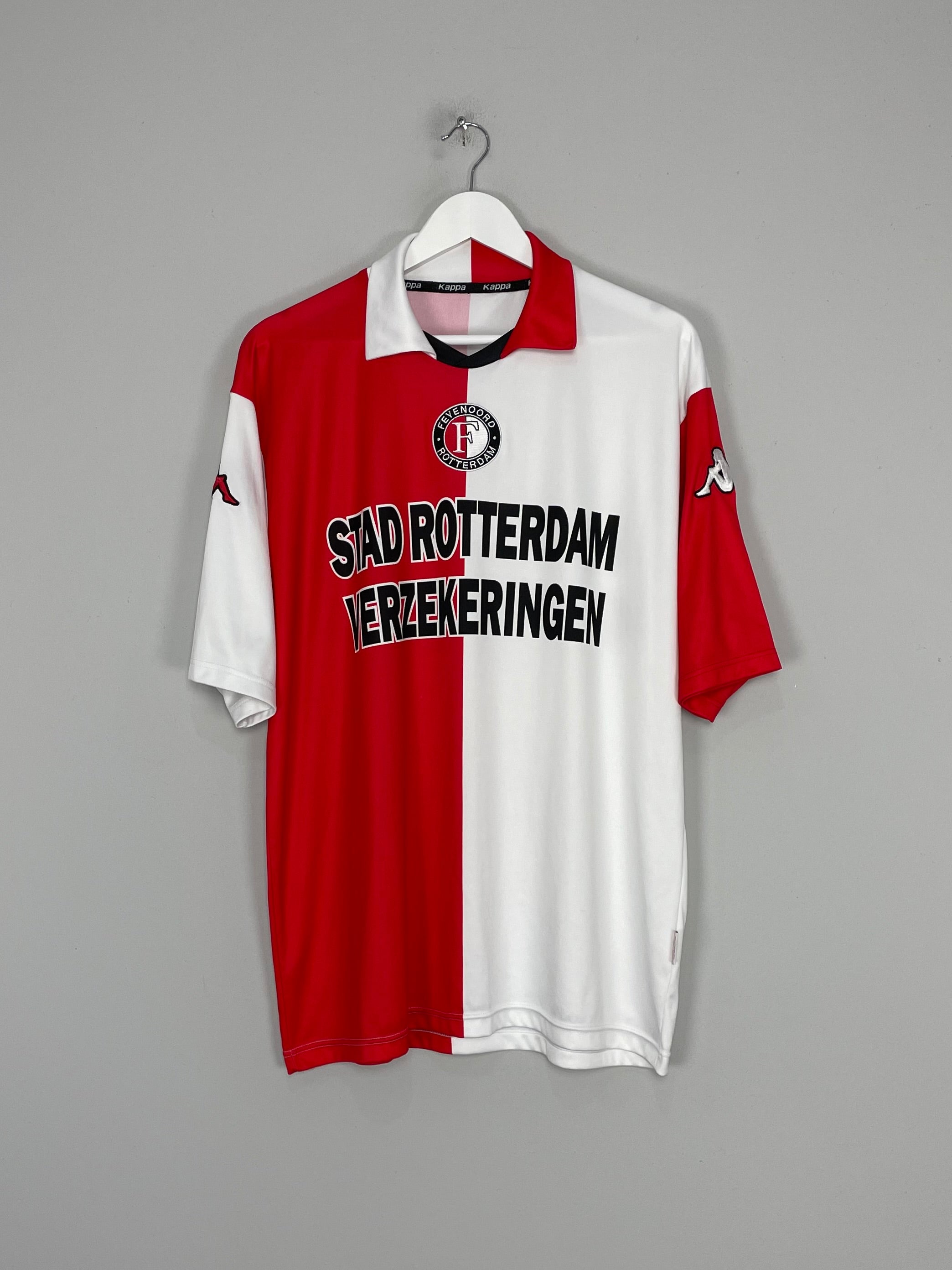 2001/02 FEYENOORD HOME SHIRT (XL) KAPPA