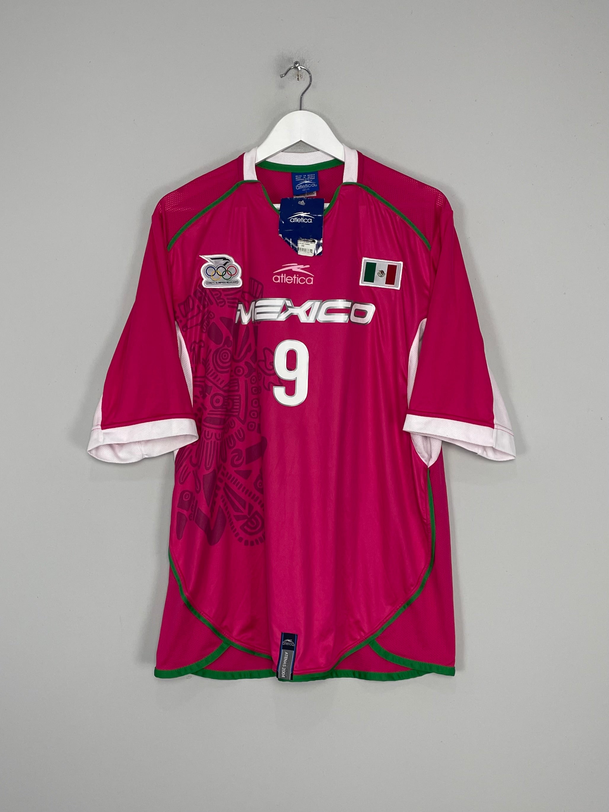 2004 MEXICO O.BRAVO #9 *BNWT* THIRD SHIRT (XL) ATLETICA