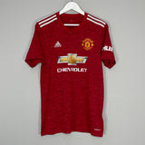 2020/21 MANCHESTER UNITED ALEX TELLES #27 HOME SHIRT (M) ADIDAS