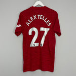 2020/21 MANCHESTER UNITED ALEX TELLES #27 HOME SHIRT (M) ADIDAS