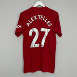 2020/21 MANCHESTER UNITED ALEX TELLES #27 HOME SHIRT (M) ADIDAS