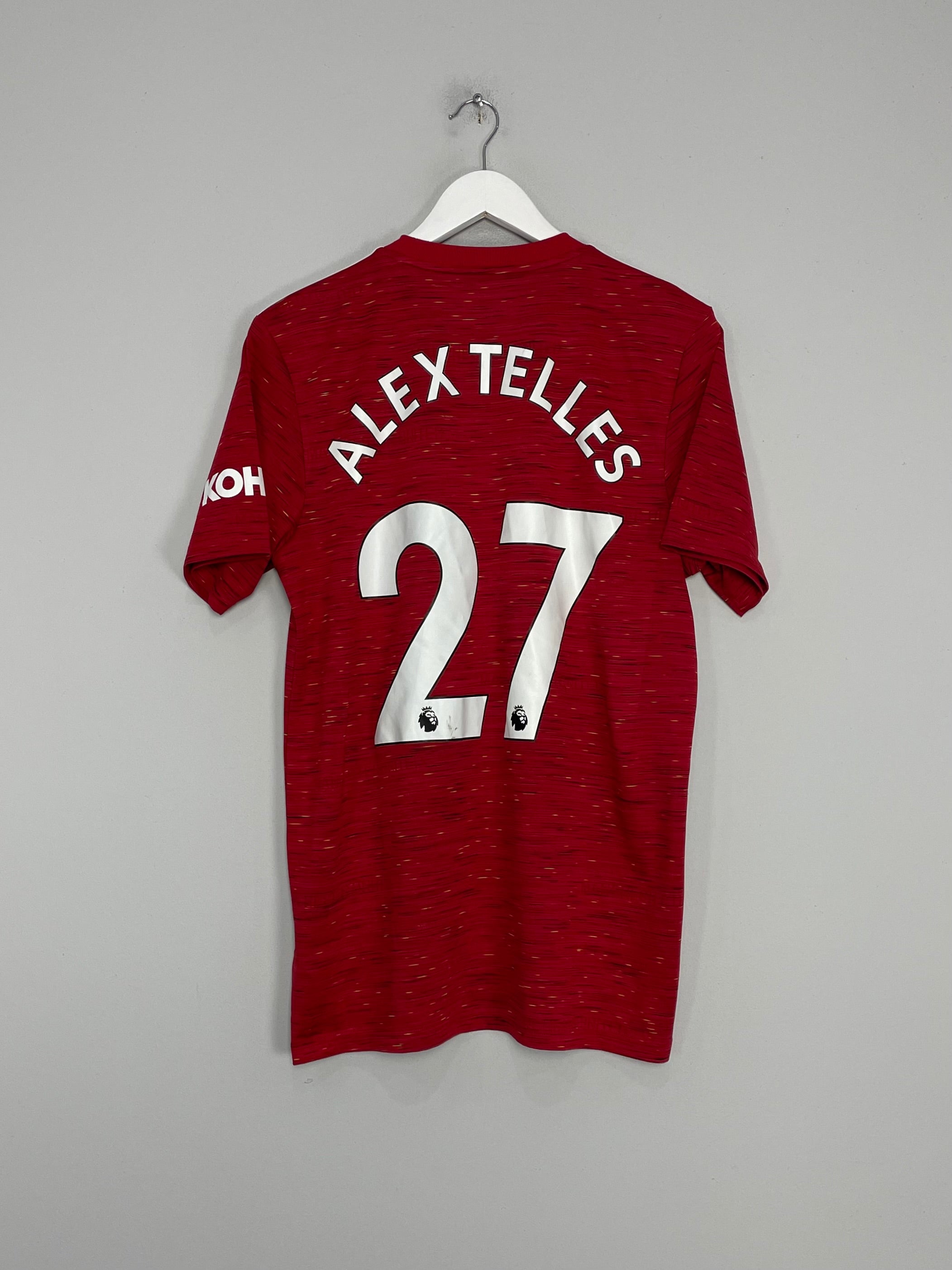 2020/21 MANCHESTER UNITED ALEX TELLES #27 HOME SHIRT (M) ADIDAS