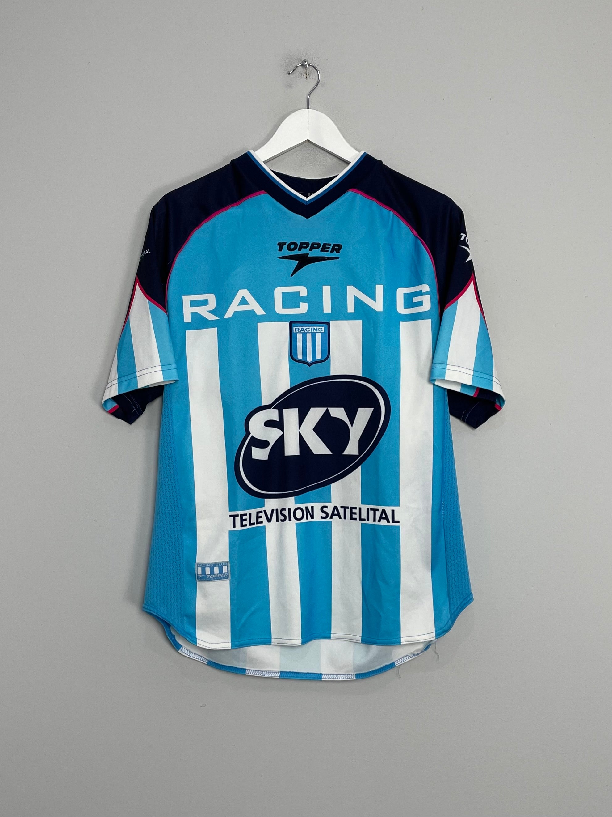 2001/02 RACING HOME SHIRT (M) TOPPER