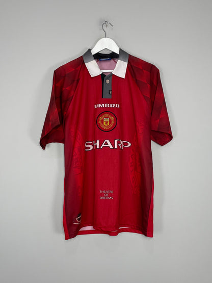 1996/98 CANTONA #7 Manchester United Vintage Umbro Home Football