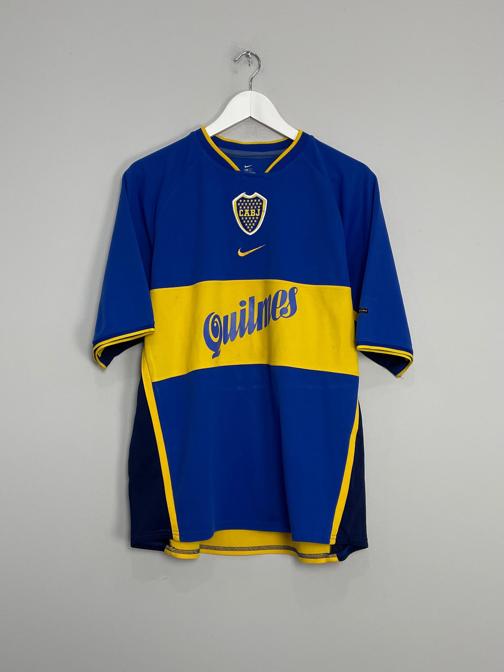 2001/02 BOCA JUNIORS HOME SHIRT (L) NIKE