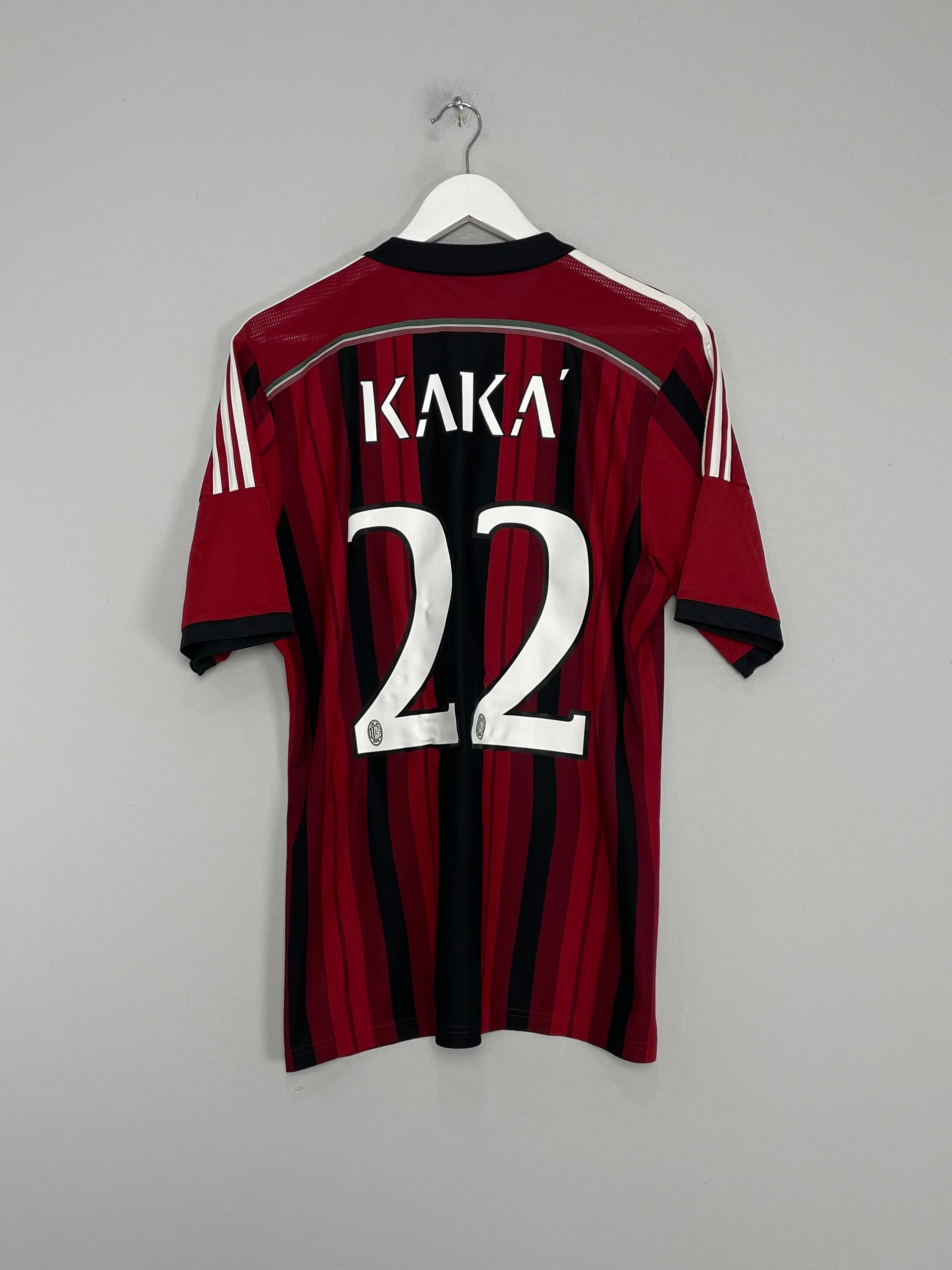 2006-07 AC Milan home jersey (#22 KAKA) - S • RB - Classic Soccer Jerseys