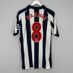 2010/11 WEST BROM BARNES #8 *MATCH ISSUE* HOME SHIRT (L) UMBRO